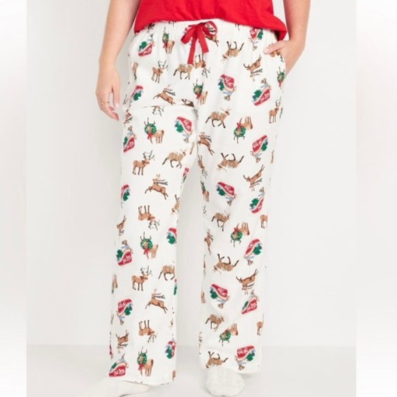 Old Navy Other - New with tags, Old Navy match the Fam Festive Reindeer Pajama Pants adult XS